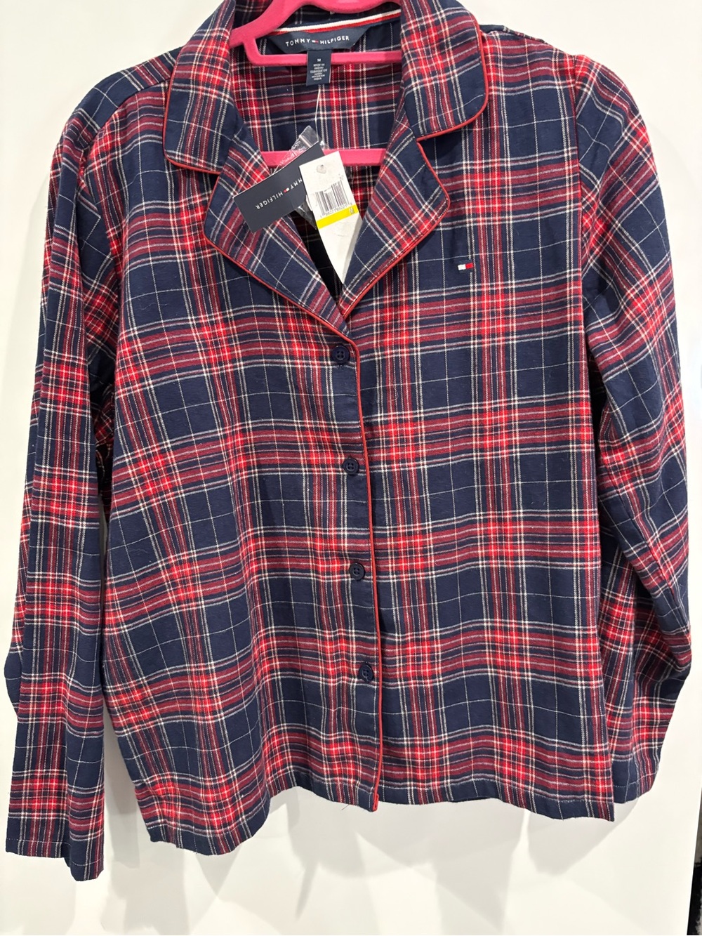 Tommy Hilfiger Flannel Pajama Top